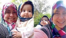 Antalya'da annesi ile minik Gökçe'nin köy yaşamı, ilgi odağı oldu