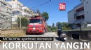Antalya'da apartman dairesinde korkutan yangın