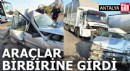 Antalya'da araçlar birbirine girdi: 2 yaralı