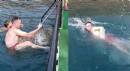 Antalya'da aranan turistin baraj gölüne girdiği görüntüler ortaya çıktı