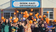 Antalya'da balonlar Sercan ile lösemili çocuklar için uçuruldu