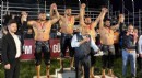 Antalya'da belediye güreşçisinden üçüncülük