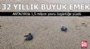 Antalya'da carettalar için 32 yıllık büyük emek