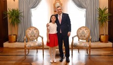 Antalya'da çocuk vali Nazenin, görevi devraldı