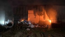 Antalya'da depo yangında kül oldu