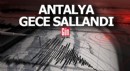Antalya'da deprem