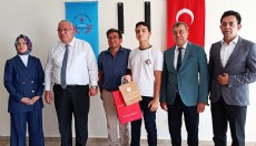 Antalya'da dereceye giren öğrencilere ödül