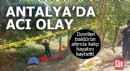Antalya'da devrilen traktörün altında kalıp öldü