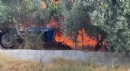 Antalya'da ev ve traktör yangında zarar gördü