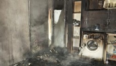 Antalya'da evdeki yangını itfaiye söndürdü