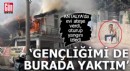 Antalya'da evi ateşe verdi, oturup yangını izledi