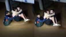 Antalya'da evinde mahsur kalan kadını ekipler kurtardı