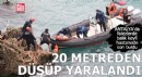 Antalya'da falezlerde 20 metre yüksekten düşüp yaralandı