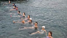 Antalya'da falezlerin eteklerinde sağlıklı yaşam