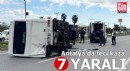 Antalya'da feci kaza: 7 kişi yaralandı