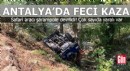 Antalya'da feci kaza! Safari aracı devrildi