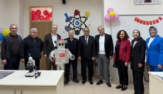 Antalya'da fen laboratuvarı törenle açıldı