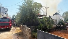 Antalya'da gecekondu yangında kullanılamaz hale geldi