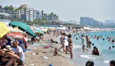 Antalya'da hissedilen sıcaklık 46,6 derece oldu