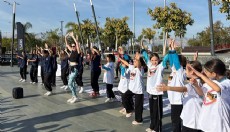 Antalya'da ilkokul öğrencileriyle ‘sağlıklı yaşam’ etkinliği