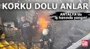 Antalya'da iş hanında korkutan yangın