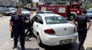 Antalya'da itfaiye ile otomobil çarpıştı: 1 yaralı