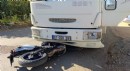 Antalya'da kamyonla çarpışan motosikletin sürücüsü hayatını kaybetti