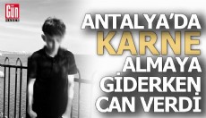Antalya'da karne almaya giderken can verdi