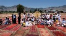 Antalya'da kilim tarlalarını gezdiler