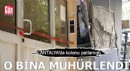 Antalya'da kolonu patlayan bina mühürlendi