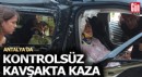 Antalya'da kontrolsüz kavşakta kaza: 3 yaralı