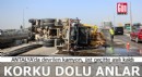 Antalya'da korku dolu anlar