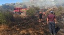 Antalya'da makilik ve zeytinlik yangını