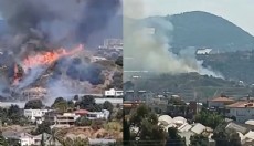 Antalya'da makilik yangınında 10 dönüm zarar gördü