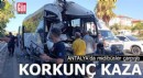 Antalya'da midibüsler çarpıştı; yaralılar var