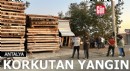 Antalya'da mobilya atölyesinde korkutan yangın