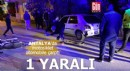 Antalya'da motosiklet otomobile çarptı: 1 yaralı
