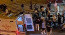 Antalya'da motosiklet sürücüsünün ayağı koptu