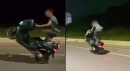 Antalya'da motosikletle 'akrobasiye' 59 bin lira ceza