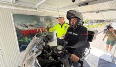 Antalya'da motosikletlilere özel eğitim karavanı