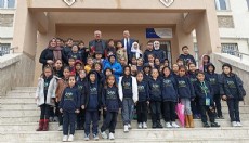 Antalya'da okul yaptıran hayırsevere vefa