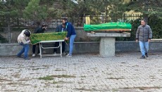 Antalya'da öldürülen kadın ile 2 çocuğu, toprağa verildi