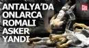 Antalya'da onlarca Romalı asker yandı