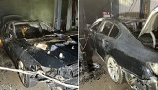 Antalya'da oto tamirhanesinde yangın