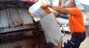 Antalya'da otobüsle taşınan 50 kilo midye imha edildi