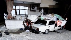 Antalya'da otomobil depoya çarptı: 1 yaralı