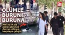 Antalya'da polisi görünce dereye atlayıp kaçmaya çalıştı