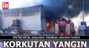 Antalya'da polyester fabrikasında yangın