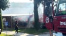 Antalya'da restoran çatısındaki yangın söndürüldü