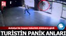 Antalya'da safari aracının kopan tekerleği, iş yerine girdi